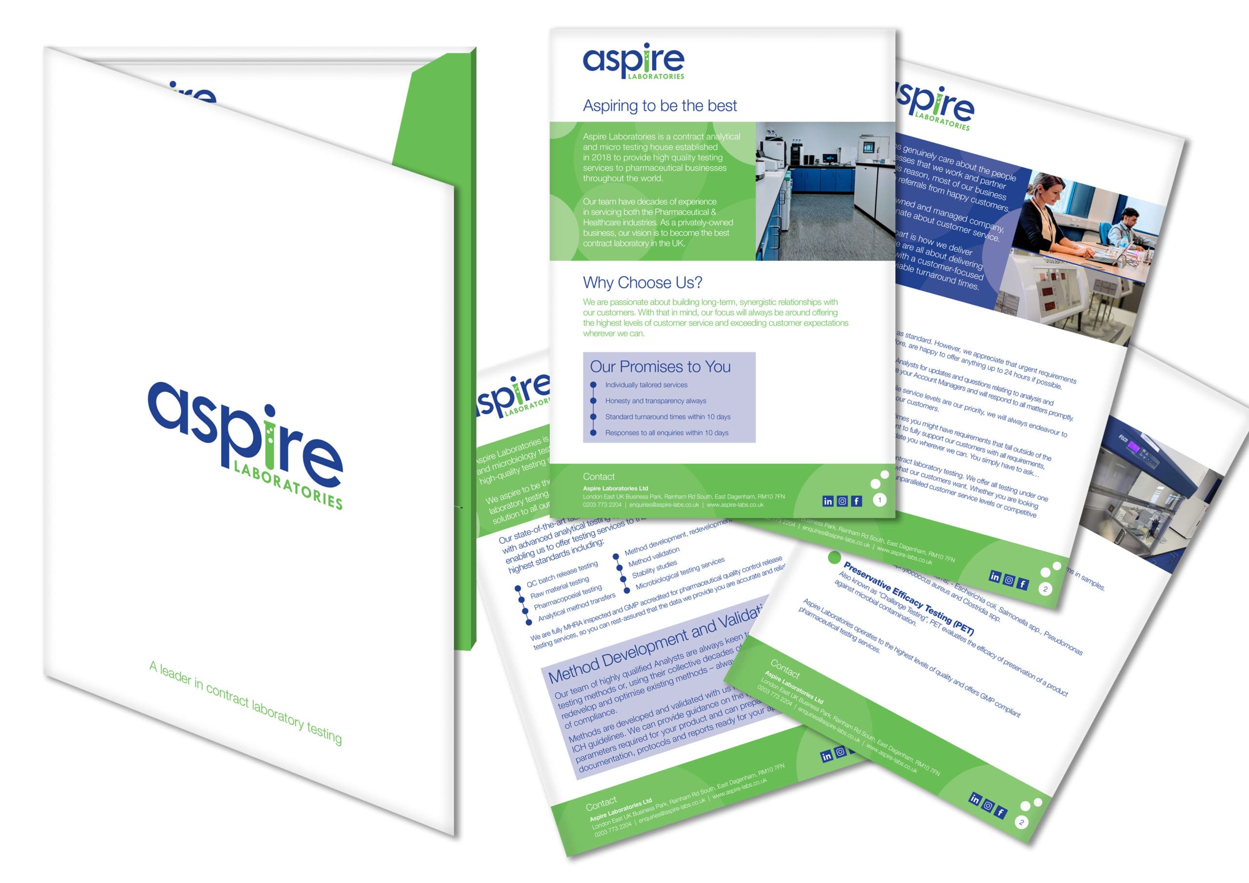 Aspire Laboratories – Brochures