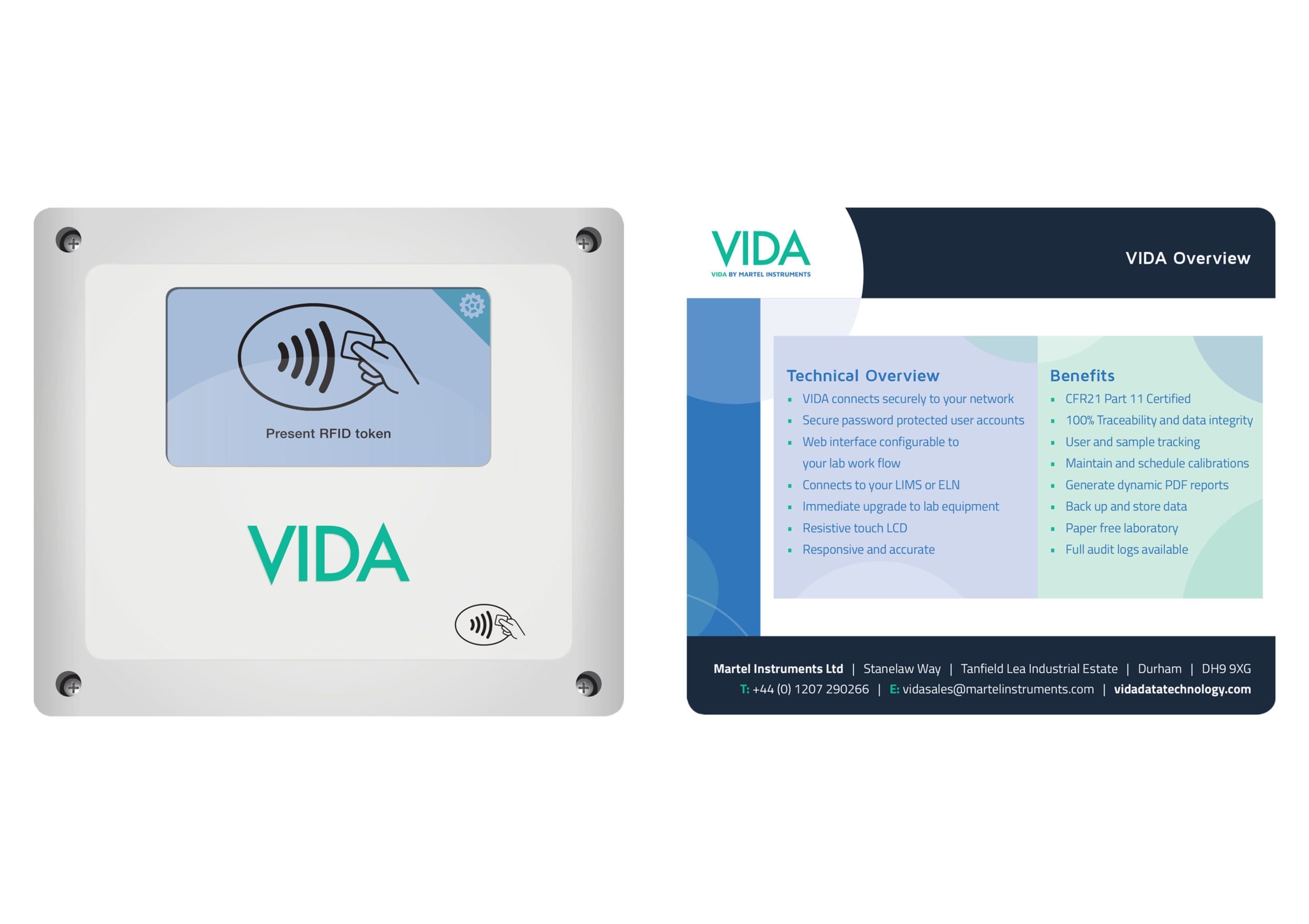 Martel Instruments – VIDA Post-card