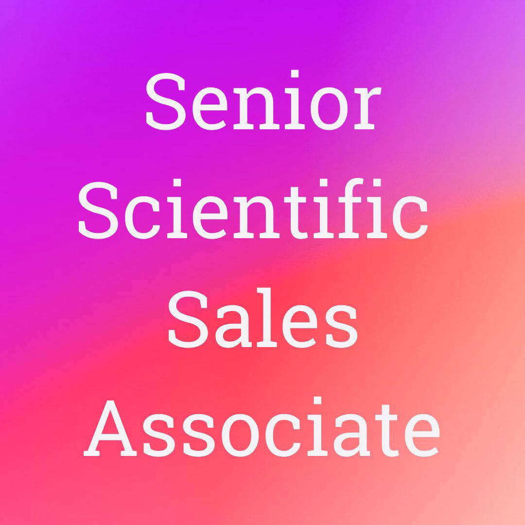 Scientific sales jobs